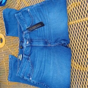 Lee capri mid rise regular fit premium women size 12M Medium color blue